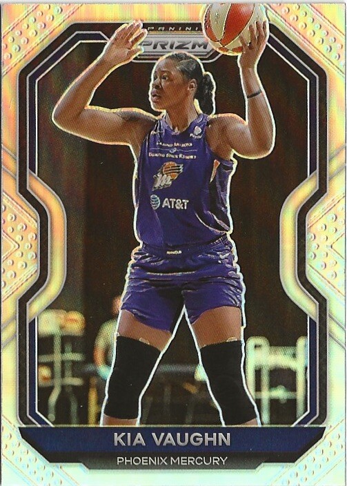 2021 Panini Prizm WNBA Kia Vaughn Silver Prizm SP Phoenix Mercury
