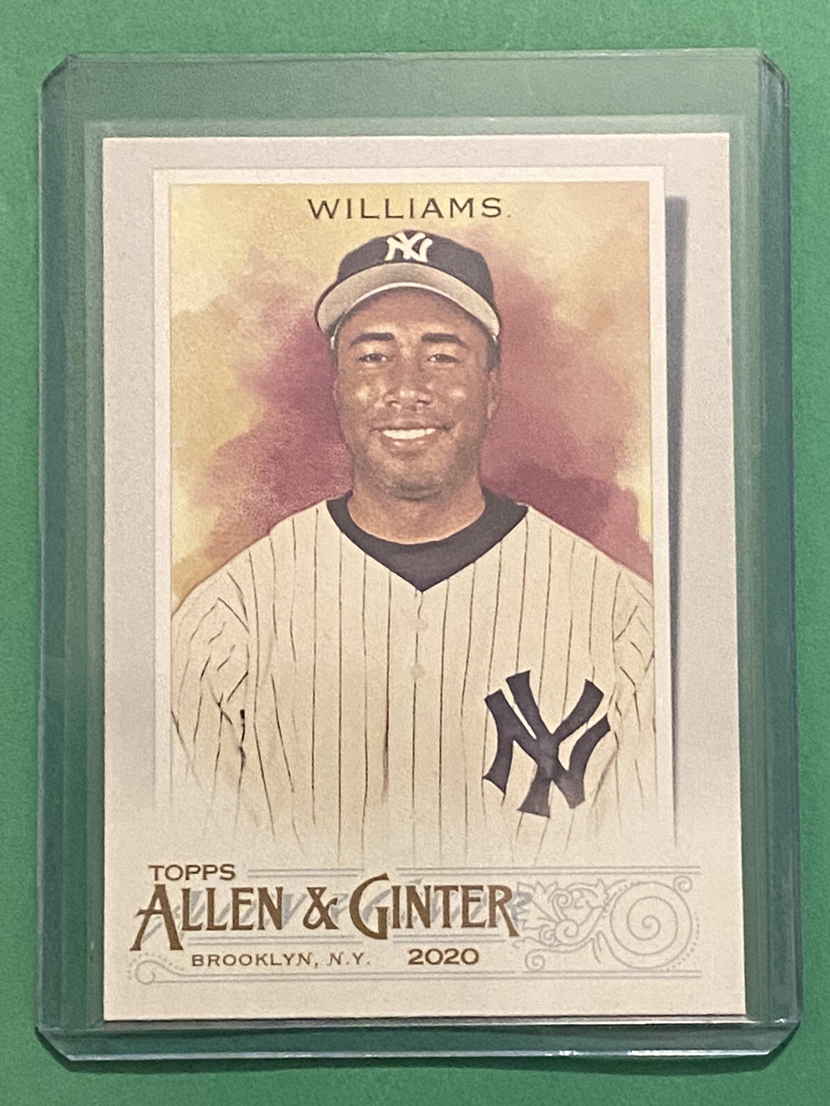 Bernie Williams 2020 Topps Allen & Ginter 323 New York Yankees Baseball Card