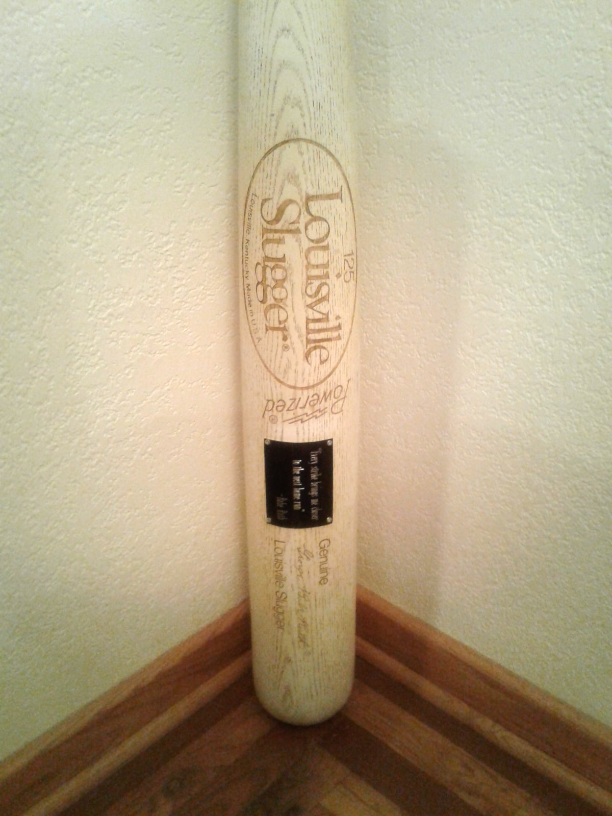 Babe Ruth Resin “Louisville Slugger Bat” FIVE (5) FEET – SIX (6) INCHES LONG