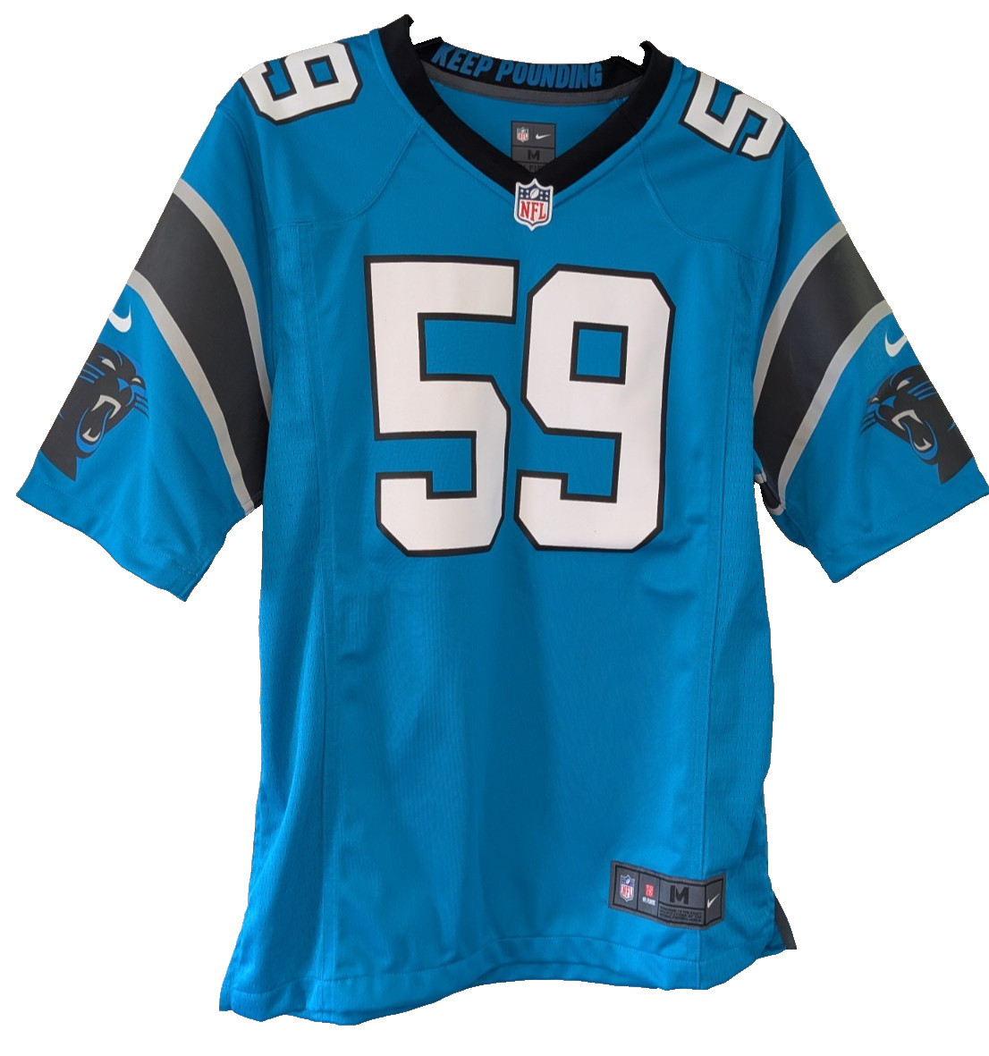 NFL Carolina Panthers Multi-Color Luke Kuechly On Field Jersey By Nike