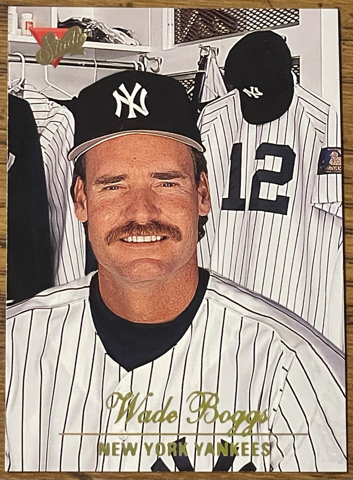 Wade Boggs 1994 Studio Baseball Card #212 New York Yankees MLB HOF Free Shipping