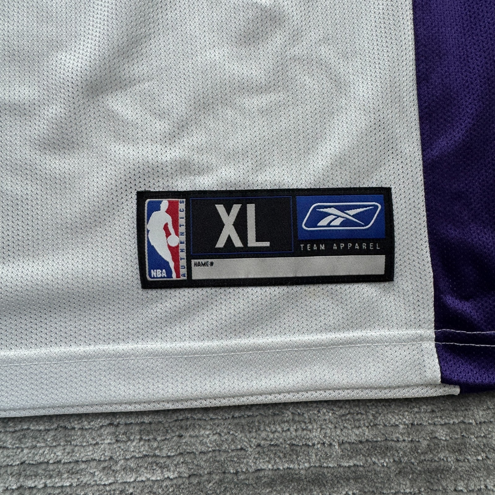 Sacramento Kings Jersey Size XL Reebok Ron Artest #93 Metta NBA Basketball White