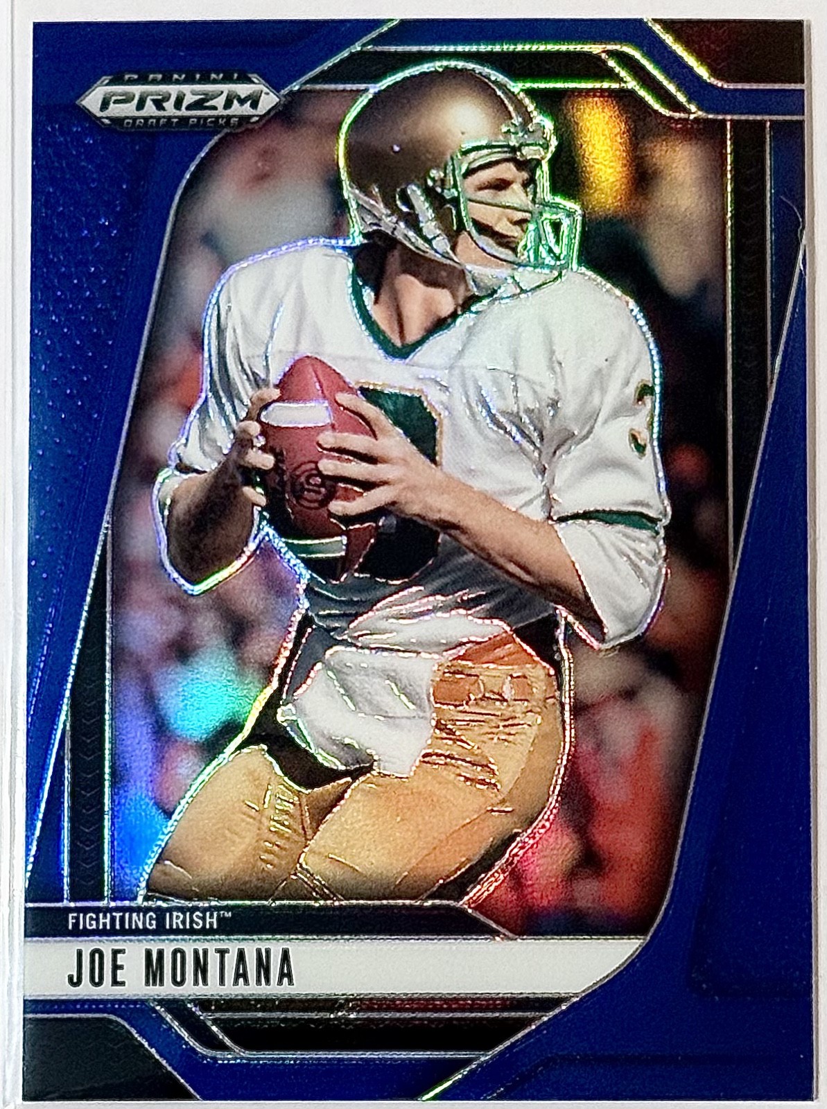 2025 Panini Prizm Draft Picks – Joe Montana #184 Blue Prizm /249