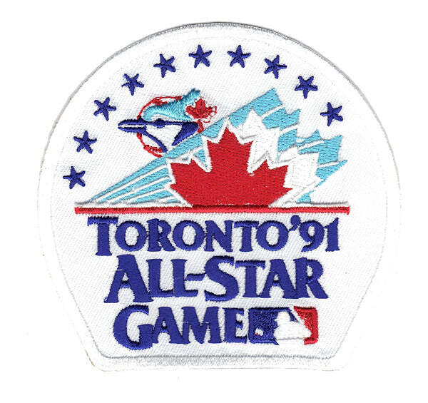 1991 MLB Baseball All Star Game In Toronto Blue Jays Skydome Jersey Patch Canada