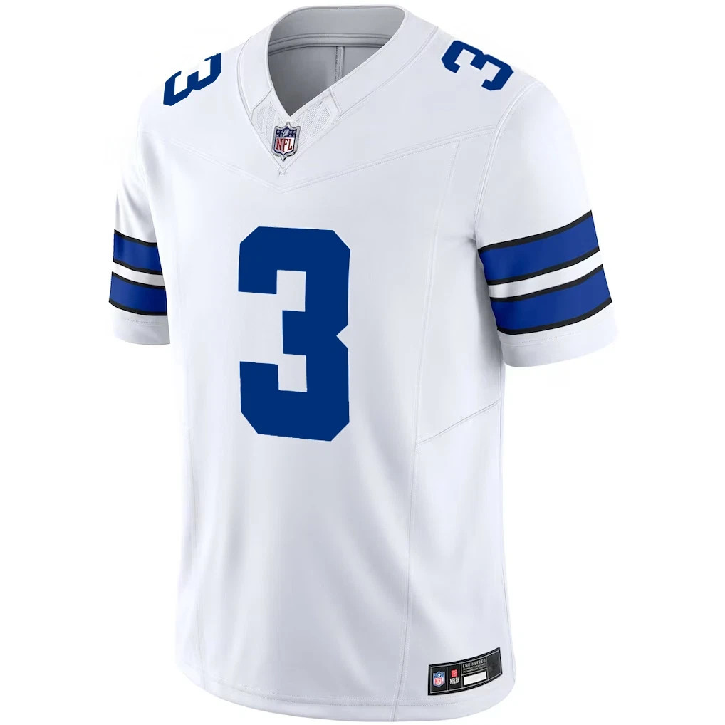 2025 Men’s Cowboys #3 George Pickens Limited Stitched Jersey Navy/White S-3XL