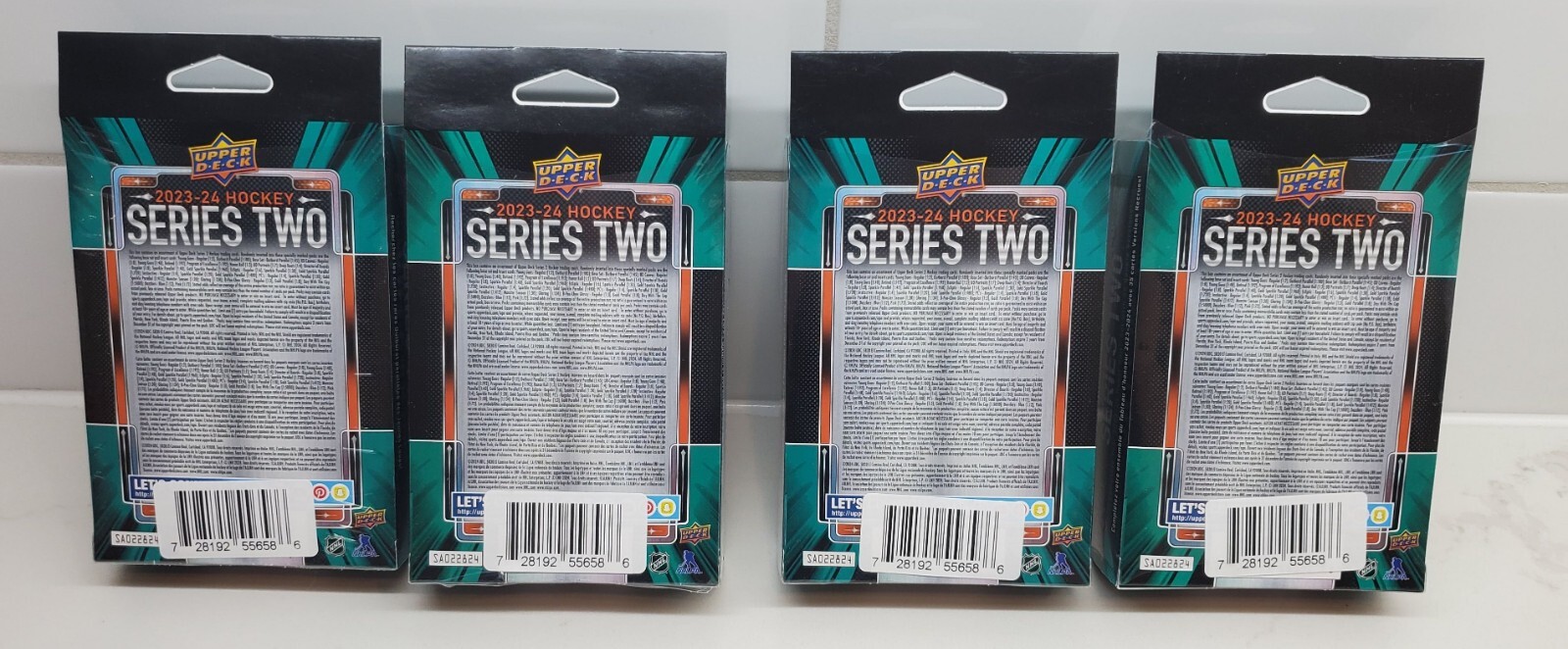 2023-24 Upper Deck Series 2 NHL Hockey Factory Sealed Hanger Box
