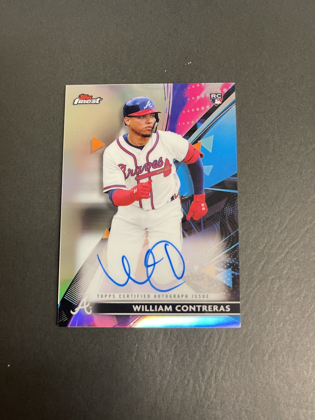 2021 Topps Finest Auto William Contreras RC #FA-WC
