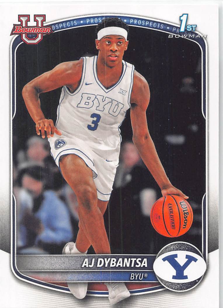 2025-26 Bowman AJ Dybantsa #BPP-1 Prospects BYU Cougars #
