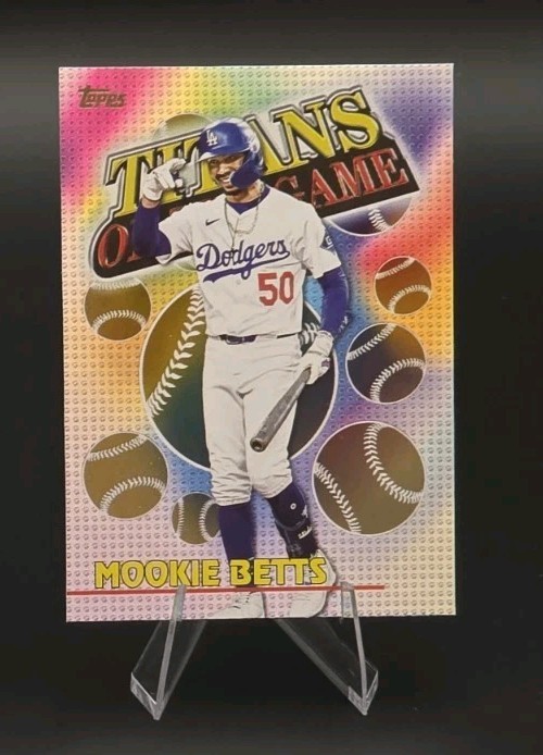 2026 Topps Series 1 Mookie Betts Titans of the Game Insert #TOG-8 Dodgers