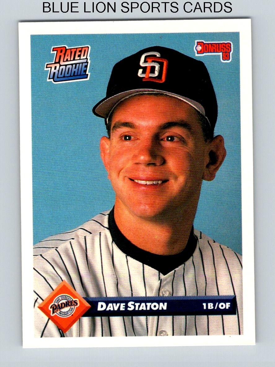 1993 Donruss – Dave Staton #325 Rated Rookie