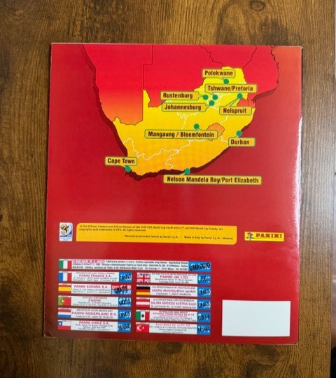2010 Panini World Cup FIFA South Africa Collectors Sticker Album + 1 Pack NEW