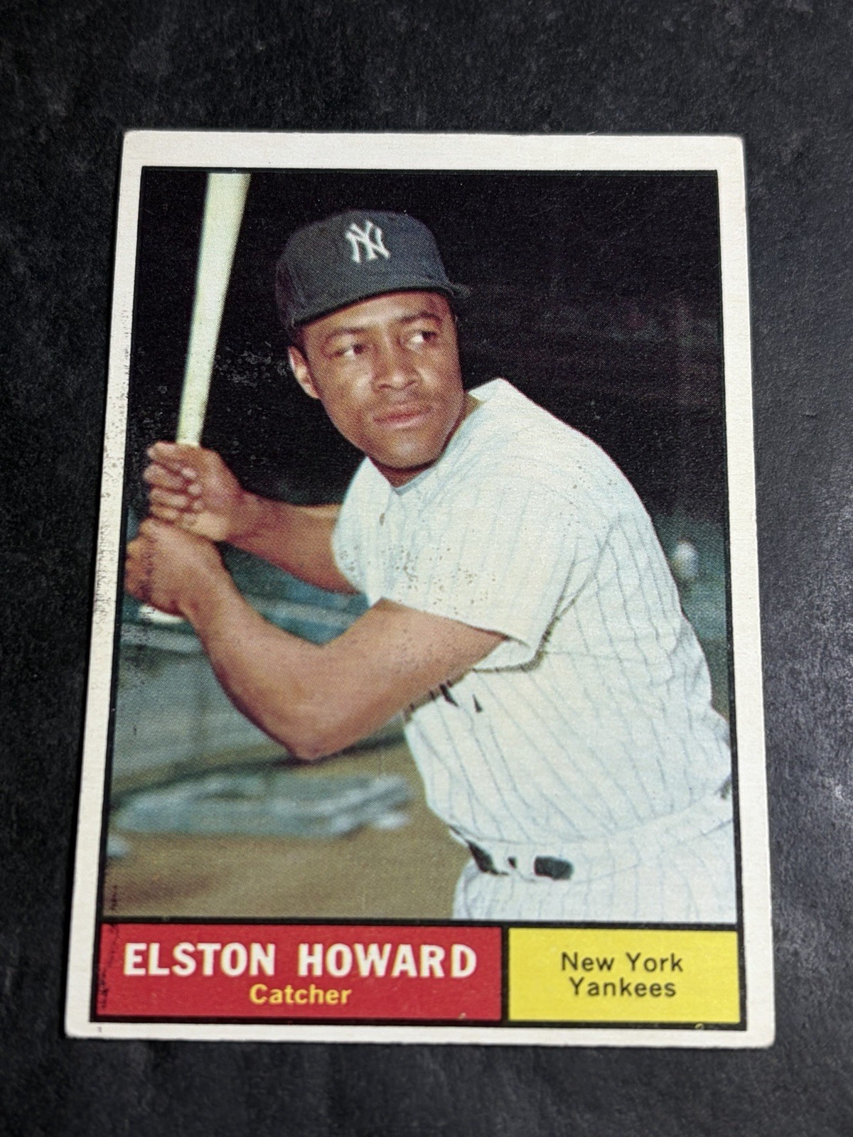 1961 Topps Elston Howard #495 – New York Yankees – VG/EX