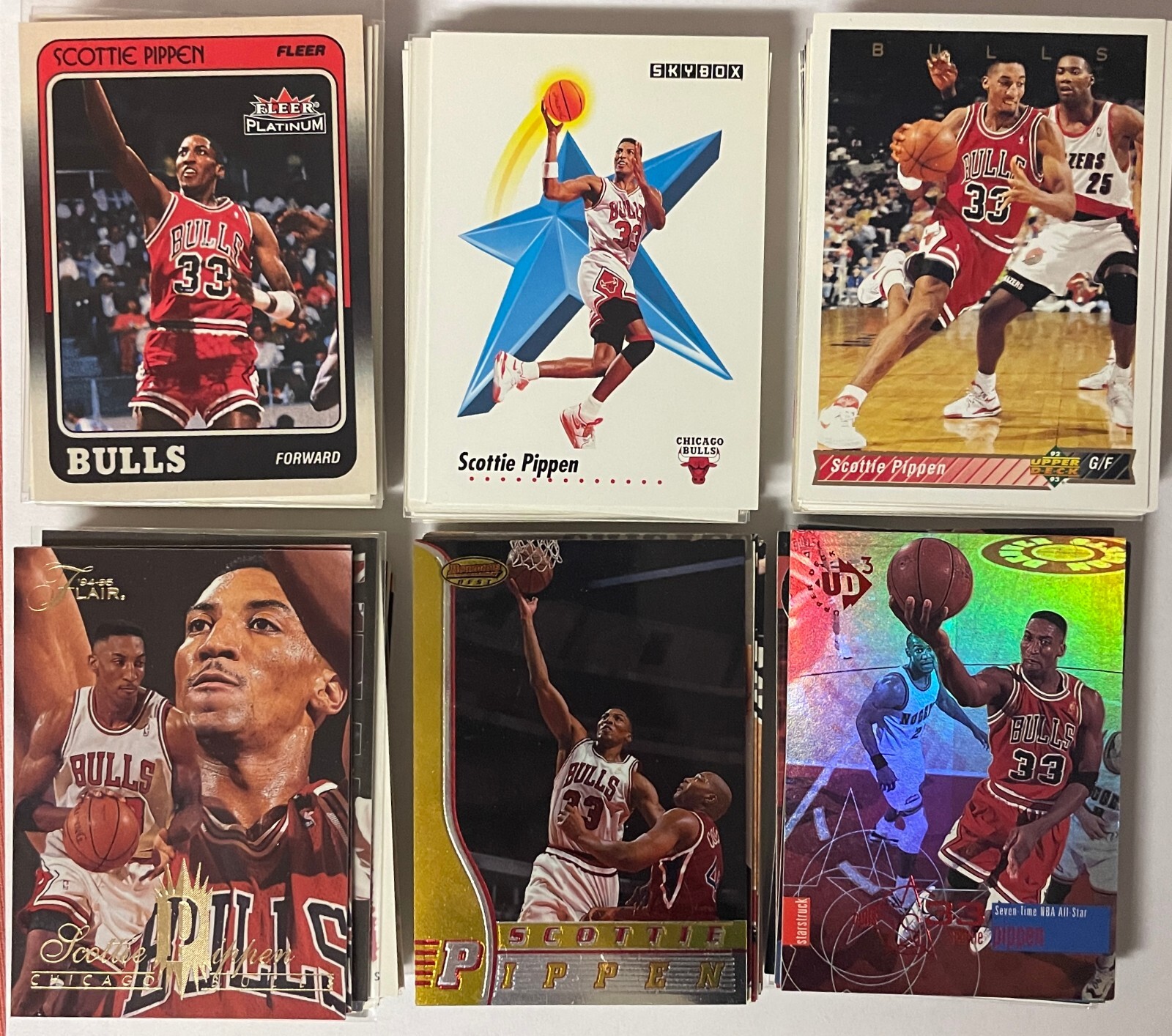 Scottie Pippen Basketball Cards **You Pick** Top 75 All-Time HOF. Revised 6/22