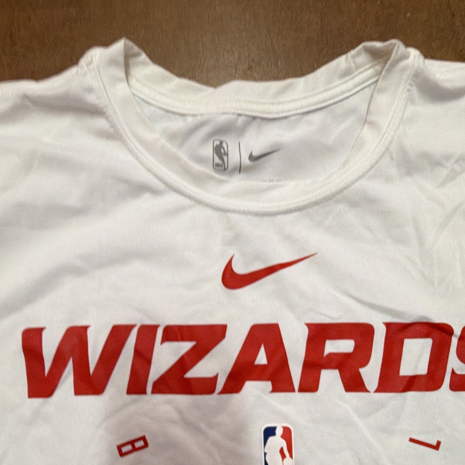Nike Dri-FIT Washington Wizards NBA Officially Licensed Basketball Shirt – White