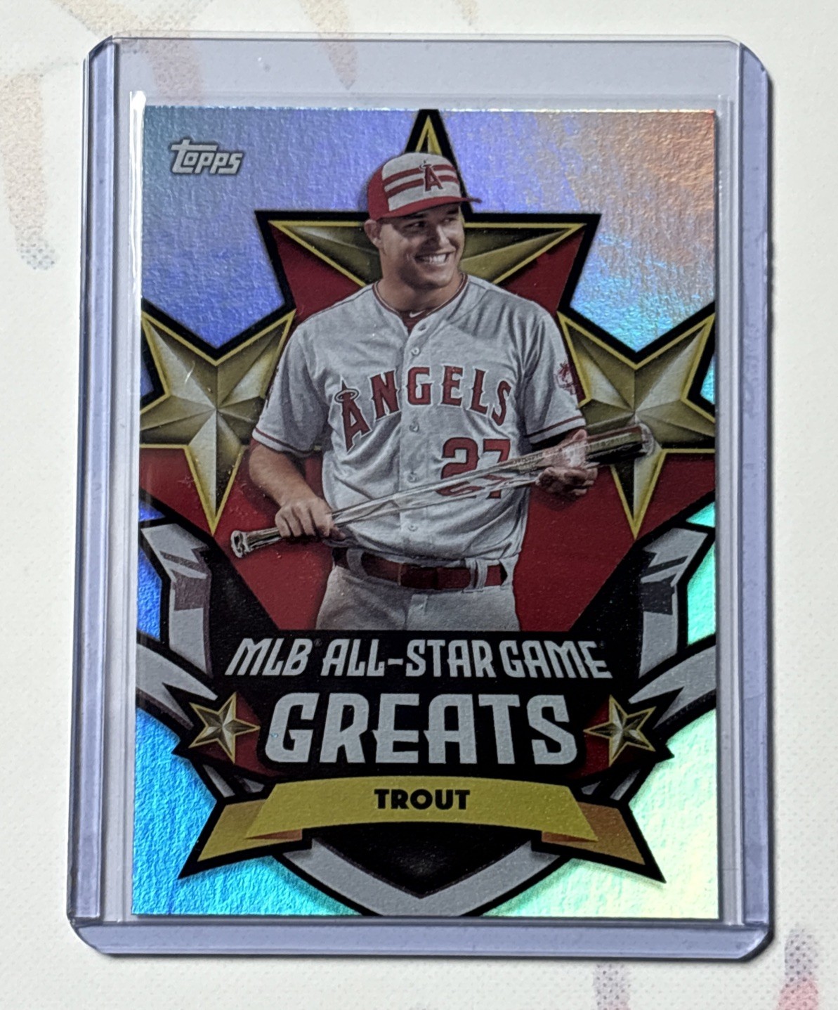 Mike Trout 2025 Topps All-Star Game MLB All-Star Game Greats Insert – #ASGG-29