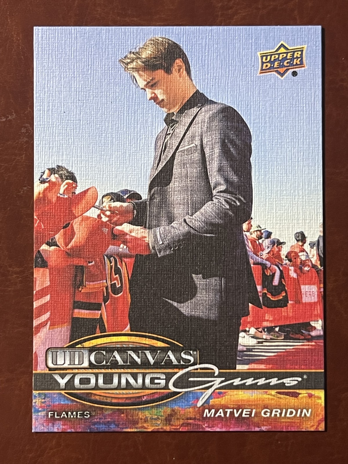 2025-26 Upper Deck Series 2 – Matvei Gridin Young Guns Canvas #C-235 (RC)