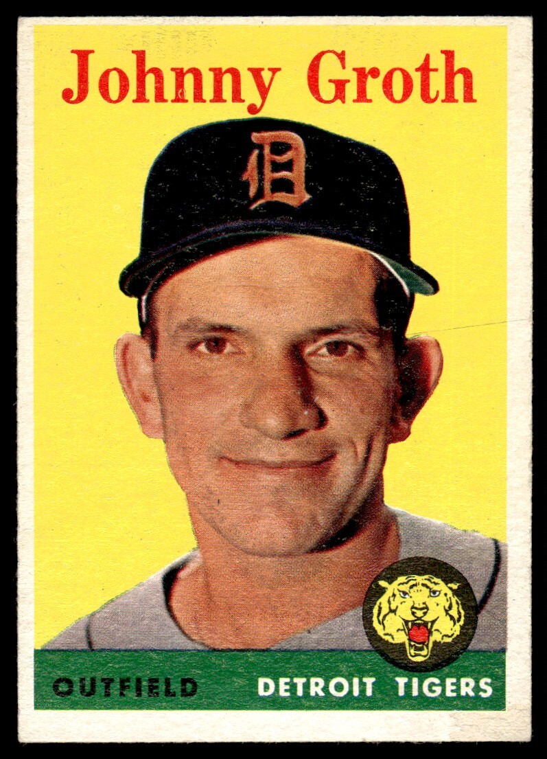 1958 Topps Johnny Groth Detroit Tigers #262