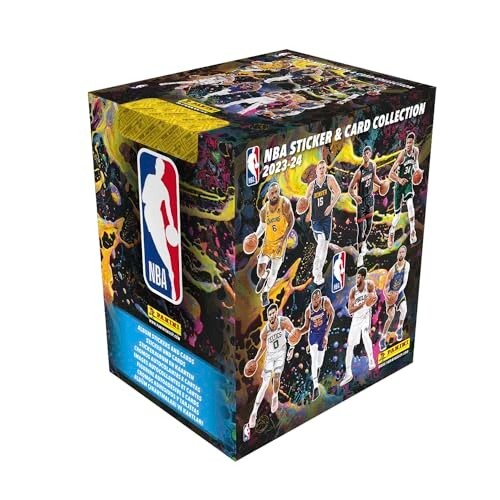 2023/24 Panini Basketball Sticker Sealed 50 Pack Box-250 Stickers & 50 Cards!