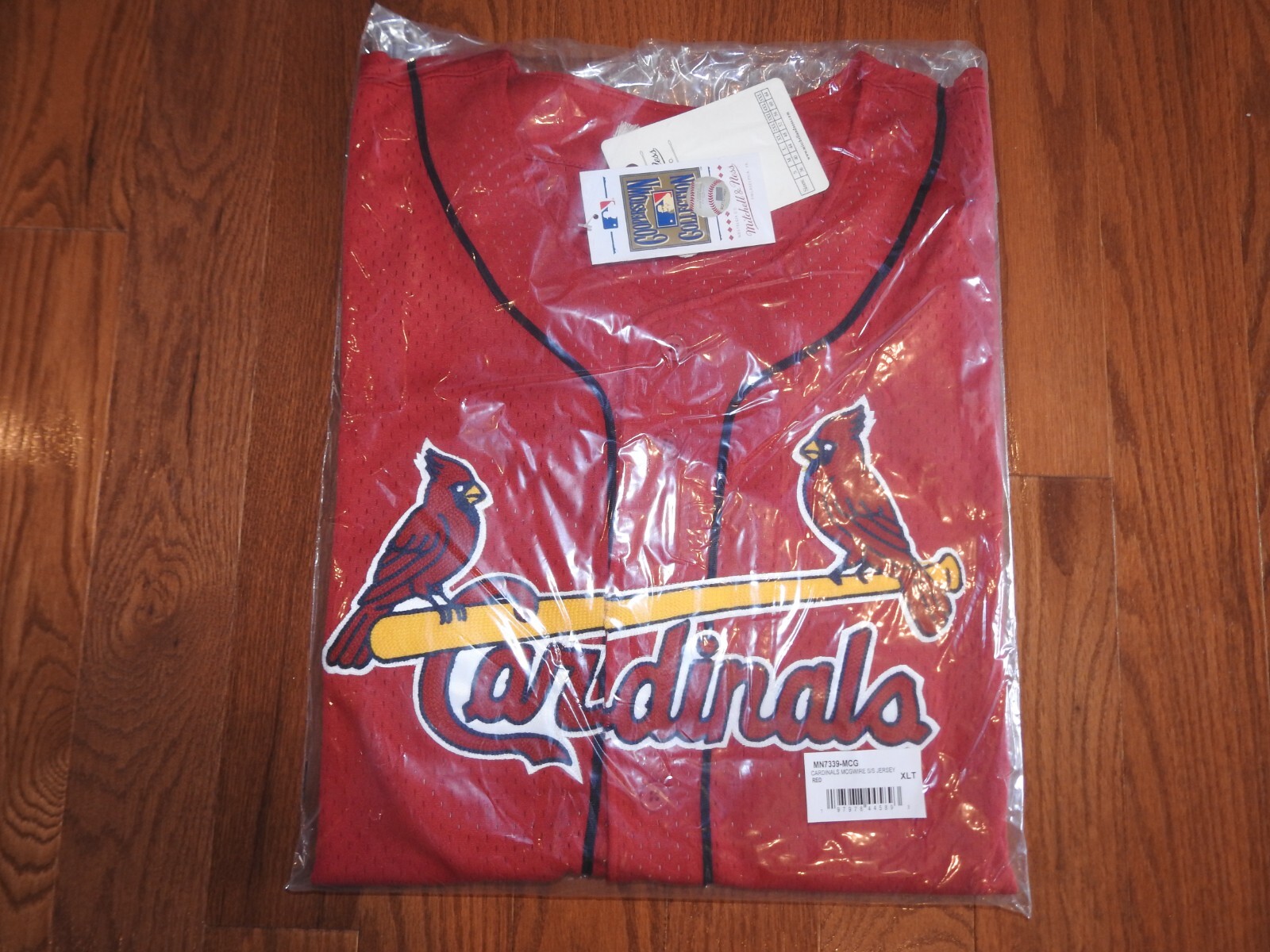 Mitchell & Ness 1998 St Louis Cardinals #25 Baseball Jersey New Mens Big & Tall
