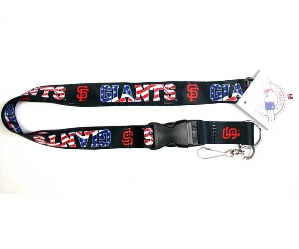 Celebrate USA 250 Years w/San Francisco Giants Lanyard Keychain US Stars&Stripes
