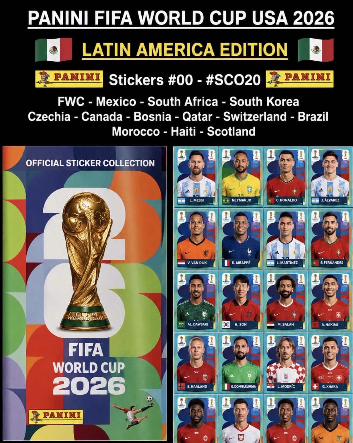Panini FIFA World Cup 2026 Stickers #00 #SCO20