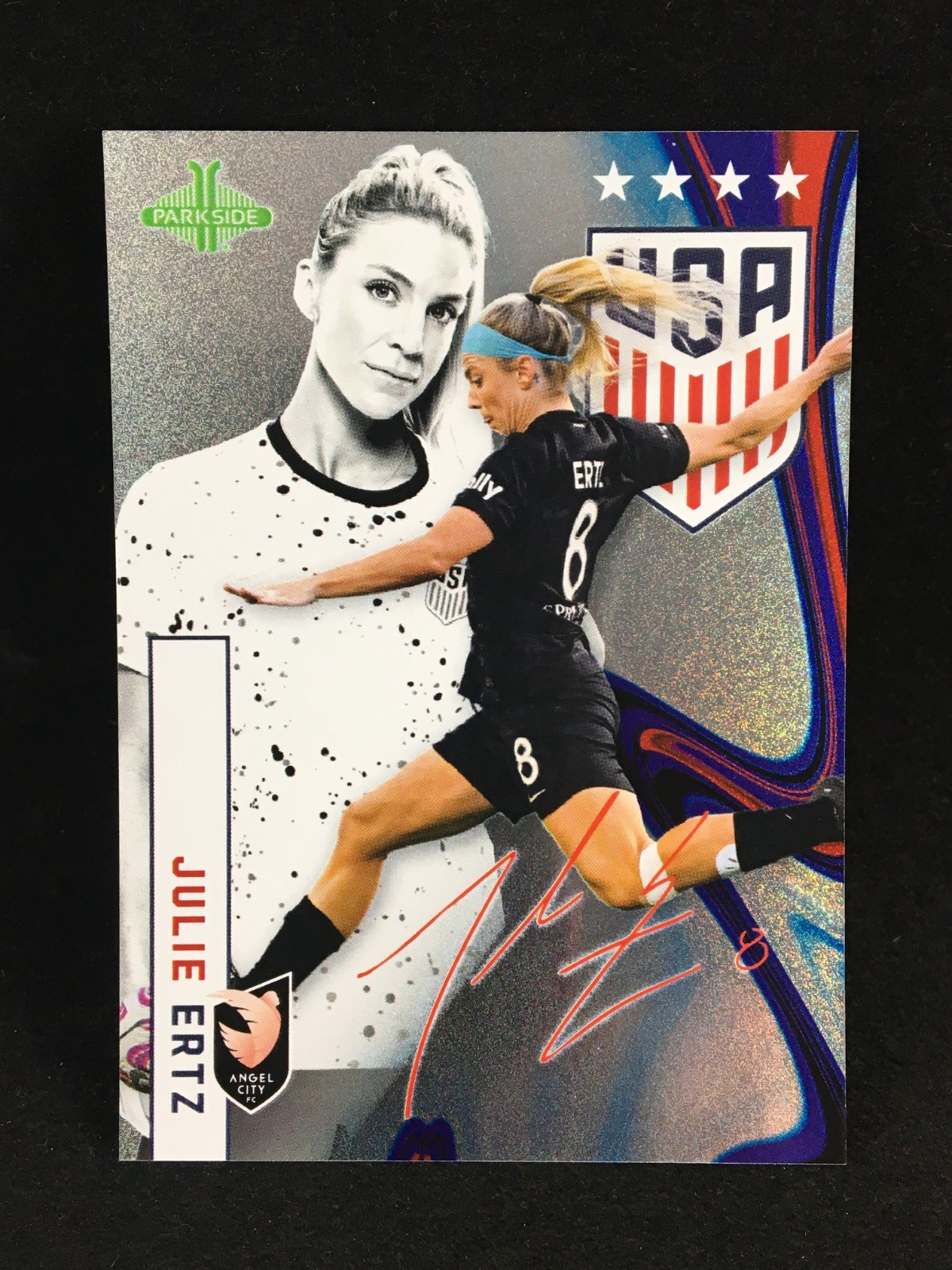 Julie Ertz 2023 Parkside USWNT One Nation One Team NSWL FOIL Shimmer /124 #15