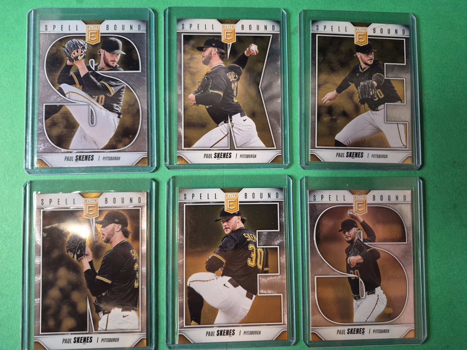 Paul Skenes 2026 Panini Elite Spellbound 6 Card Set Pittsburgh Pirates