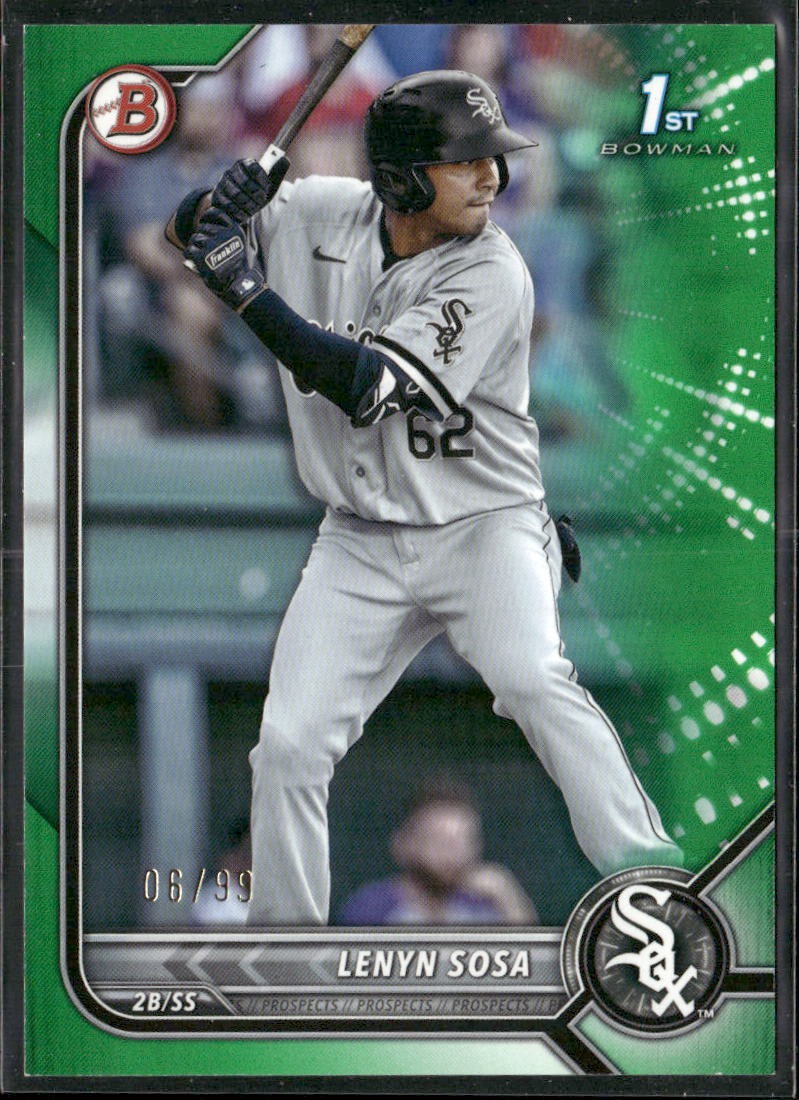 2022 Bowman #BPPF-76 Lenyn Sosa Green /99