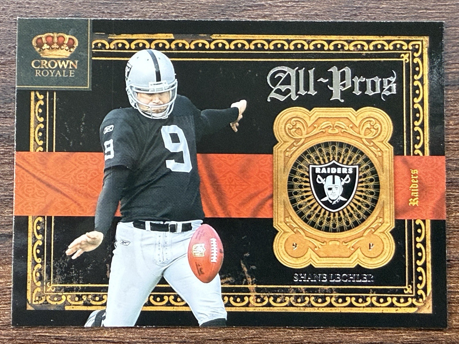 2011 Panini Shane Lechler All Pros Crown Royale #18 Raiders