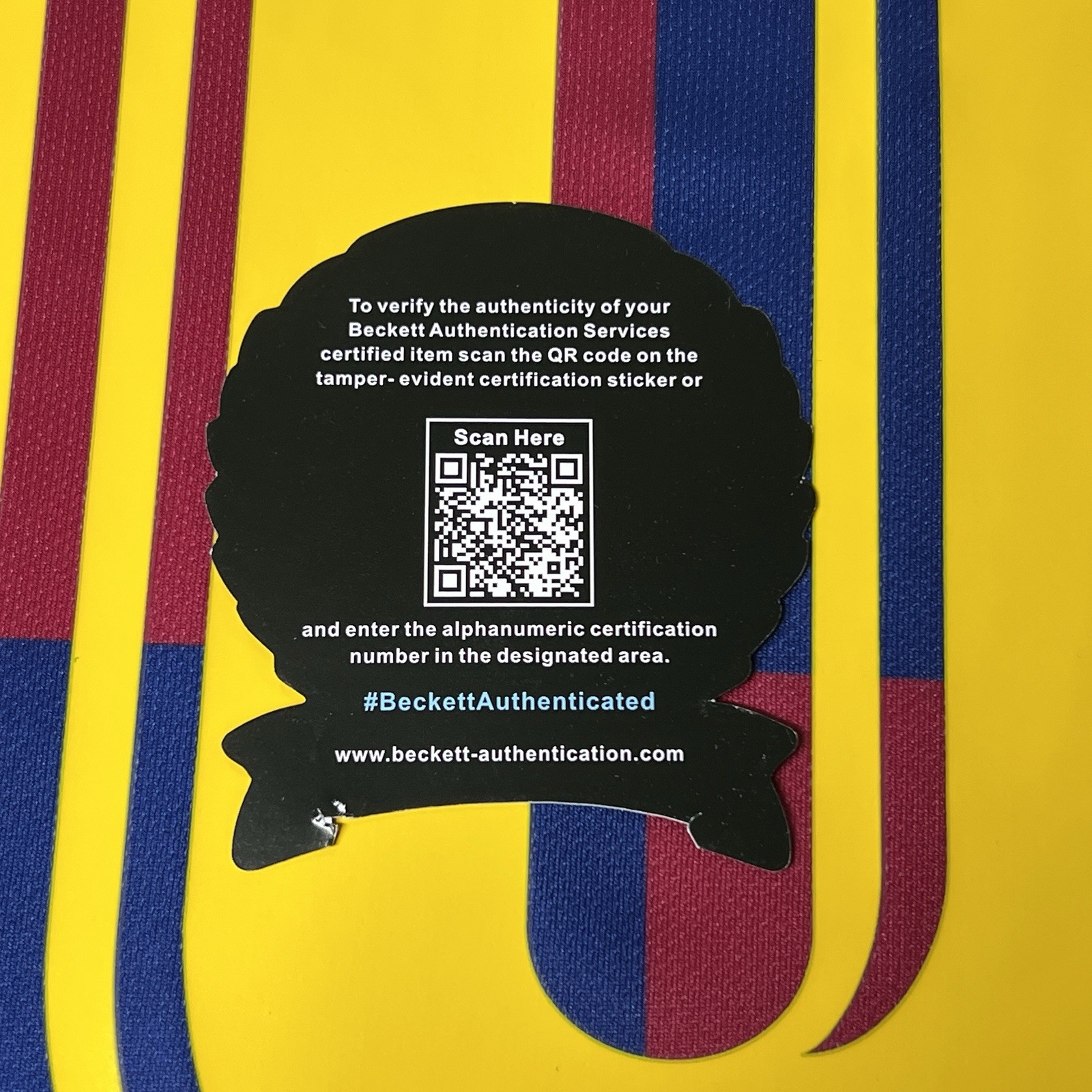 Lionel Messi Signed Barcelona Jersey BACKETT BAS Autographed W/COA