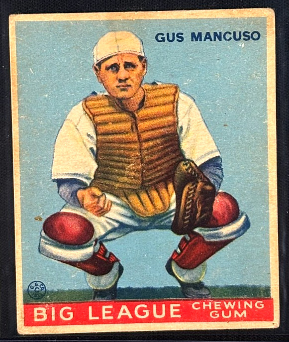 1933 Goudey Big League Chewing Gum – R319 Gus Mancuso #41 (RC)