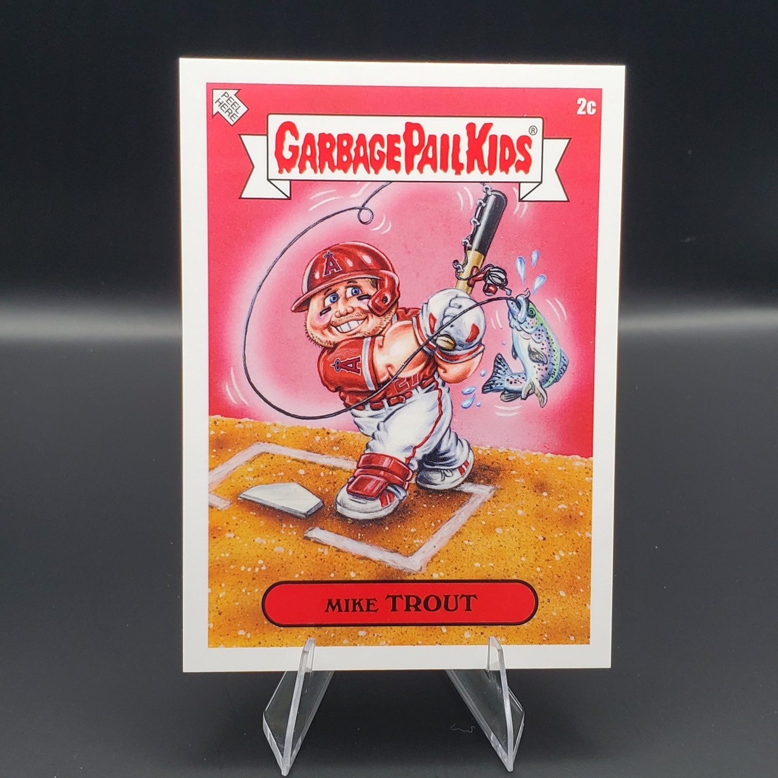 2023 Topps MLB X GPK Garbage Pail Kids Series 3 Mike Trout 2c Real Name Angels