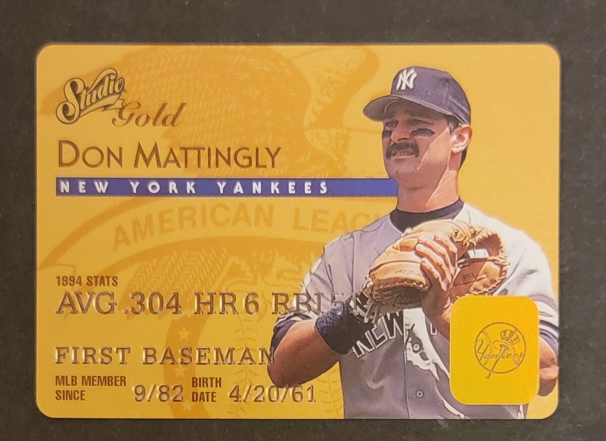 1995 Studio Baseball Gold Insert Singles U Pick