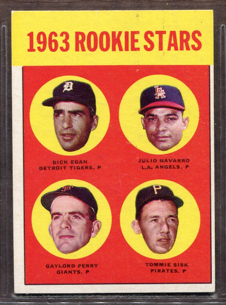 1963 Topps Set-Break #169 Gaylord Perry VG-VGEX *JAYSACE*