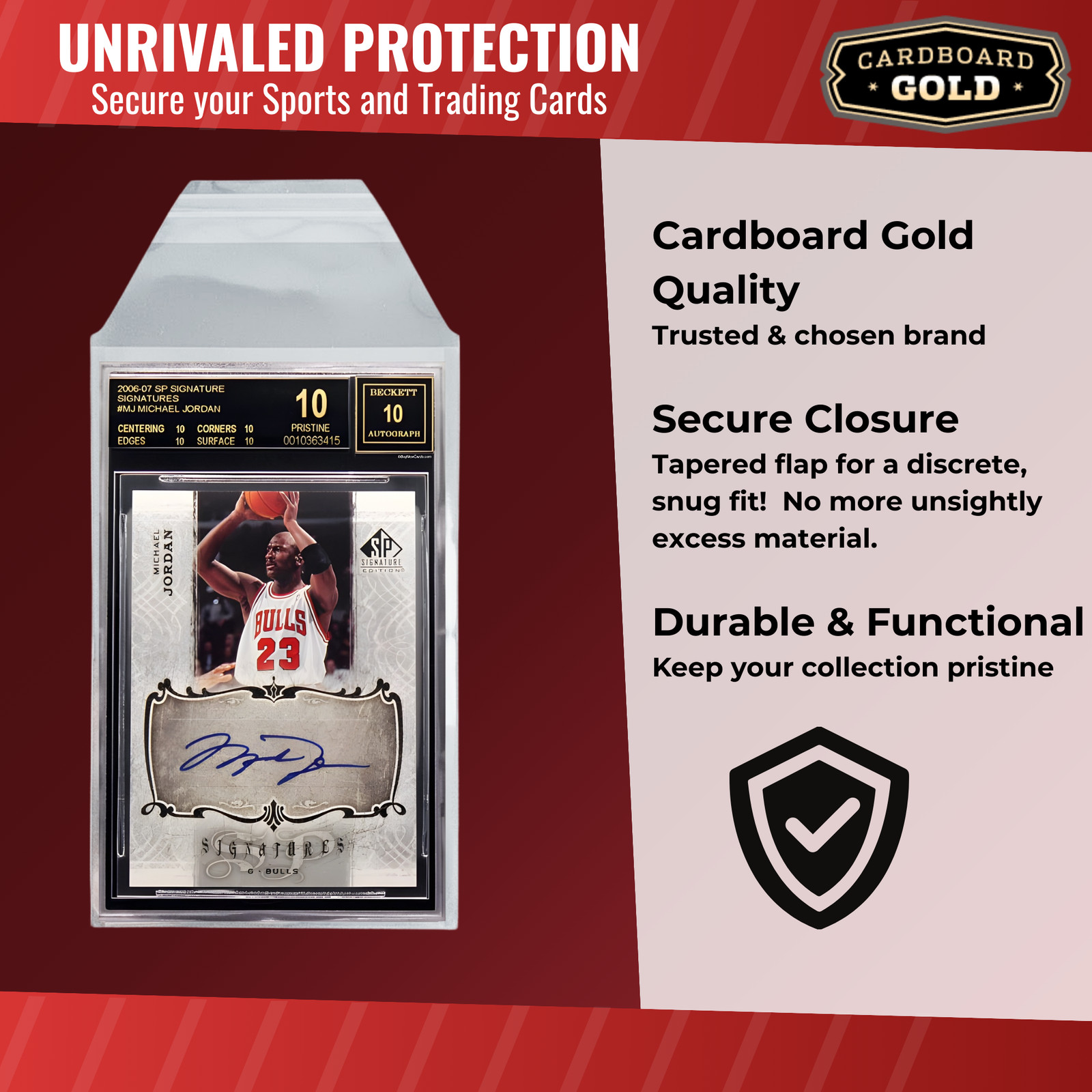 1000 CBG Max Pro Perfect Fit Graded Card Sleeves Snug Fit Beckett Size Clearest!