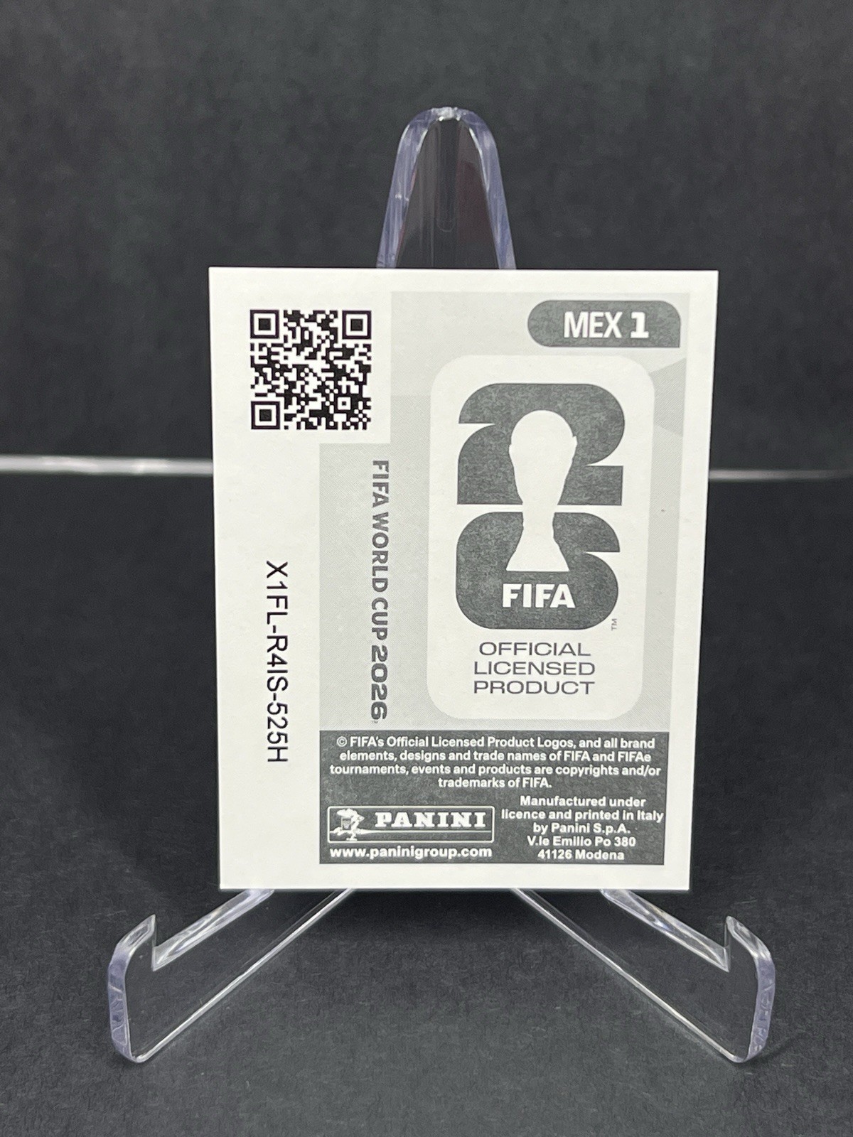 2026 Panini World Cup Sticker Team Mexico Logo Holo Foil #MEX1