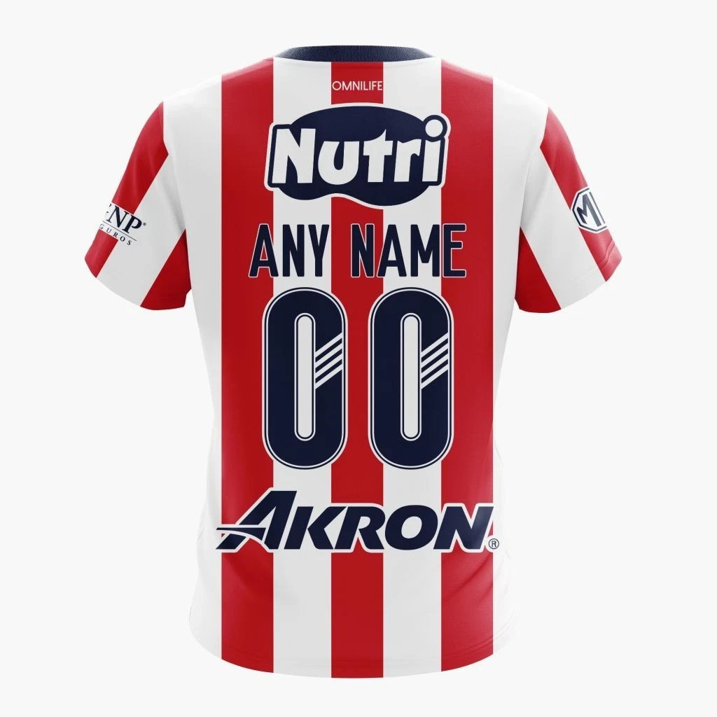 LIGA MX Chivas Guadalajara 2026-27 Home 3D Polo Shirt – All Size