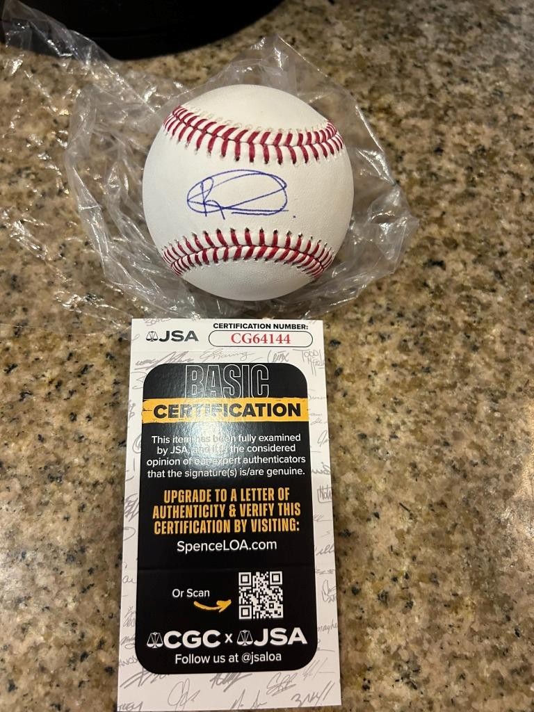 RAINIEL RODRIGUEZ ST LOUIS CARDINALS PROSPECT RARE SIGNED ROMLB BASEBALL JSA COA
