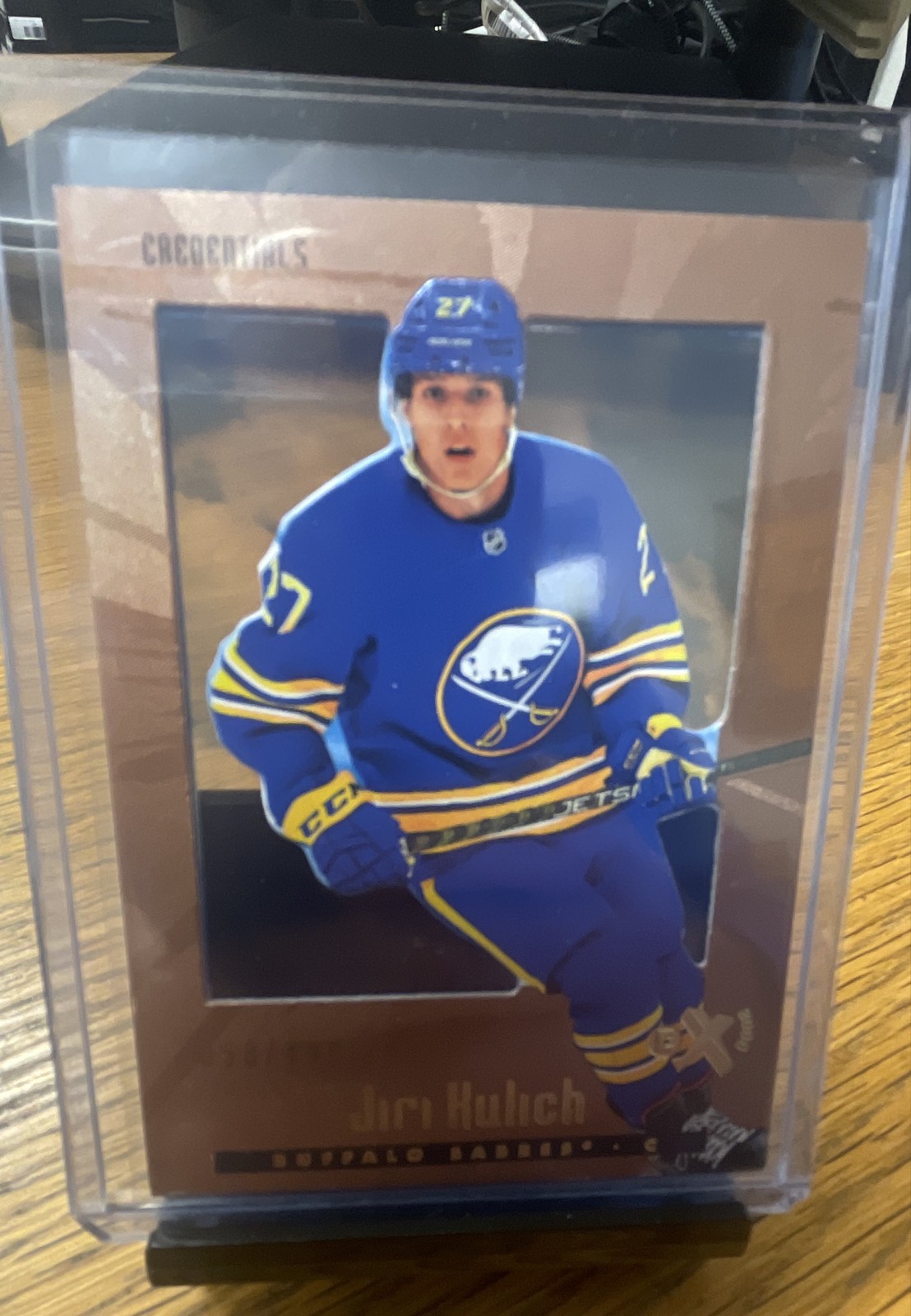 2023 Skybox Ex2000 Jiri Kulich #144 Rookie Credentials /499 (RC) Sabres