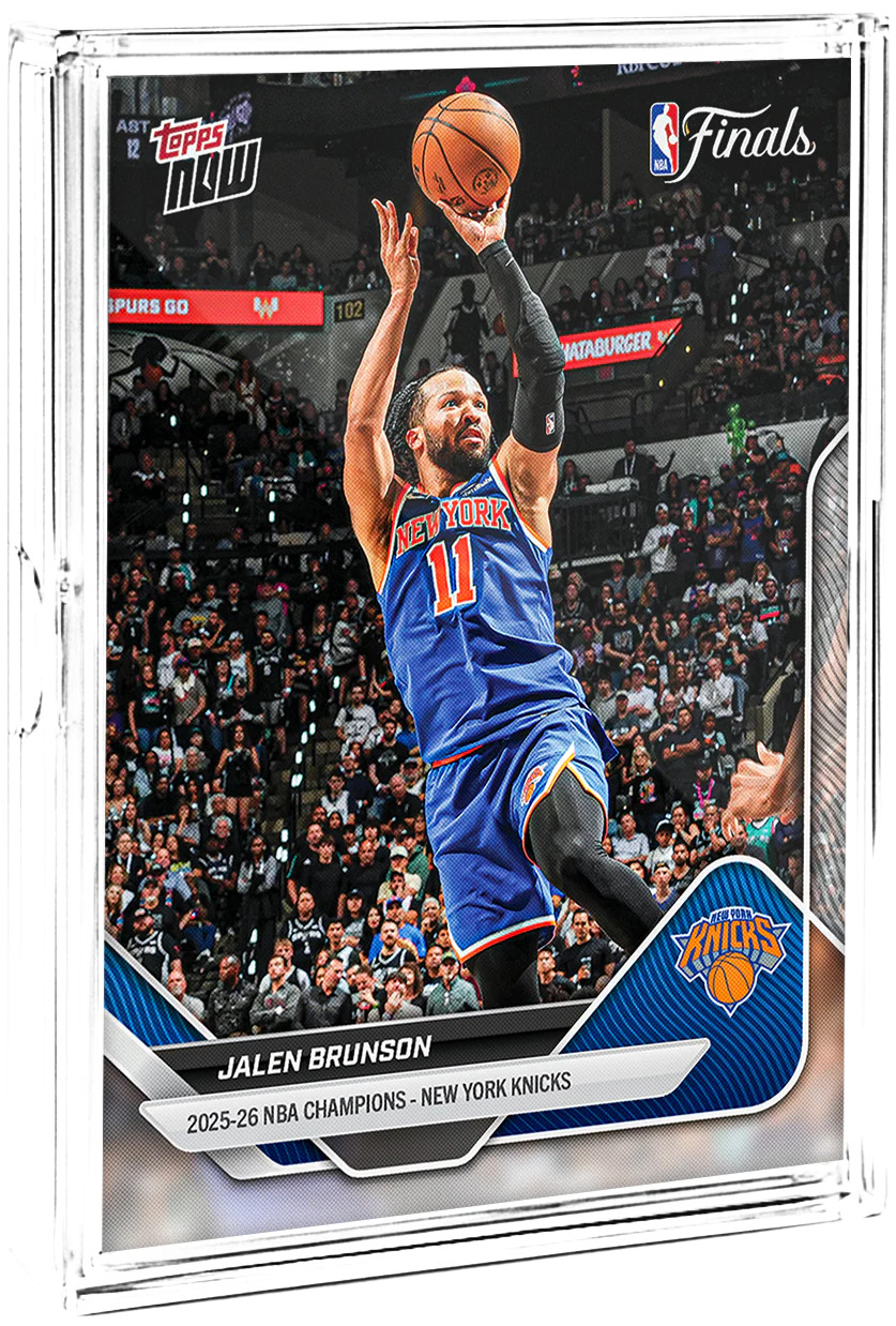 New York Knicks 2026 NBA Champions Team Set – Pick Your Player Topps NOW PRESALE