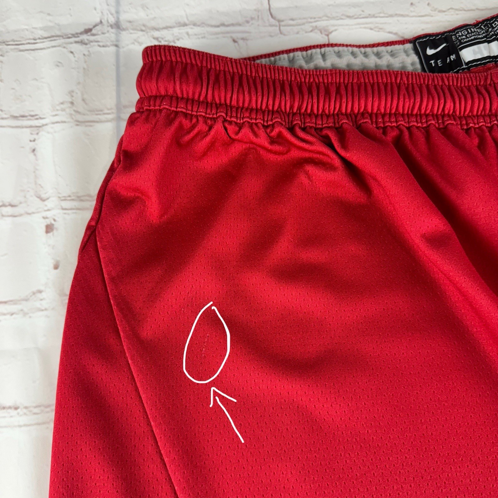 NCAA Nike UNLV Rebels Team Player Issued Basketball Practice Shorts Men’s XL