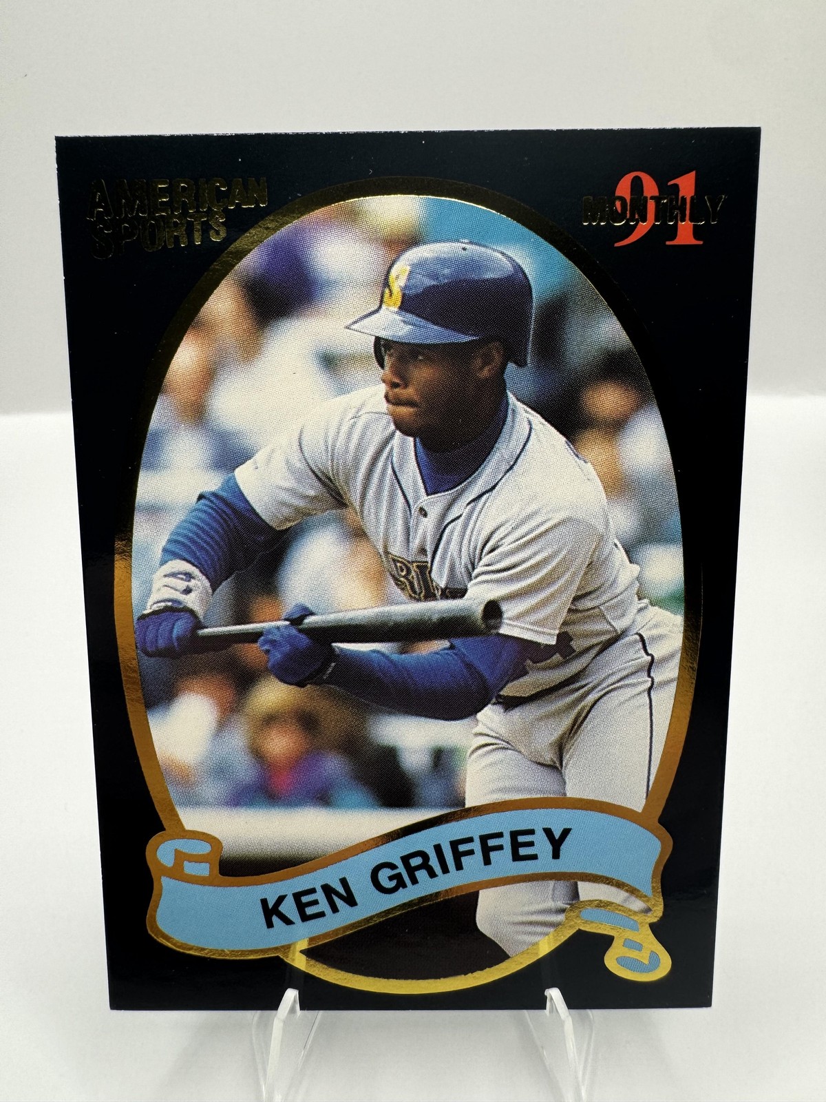 1991 American Sports Monthly #A.S.M.34 Ken Griffey 0480