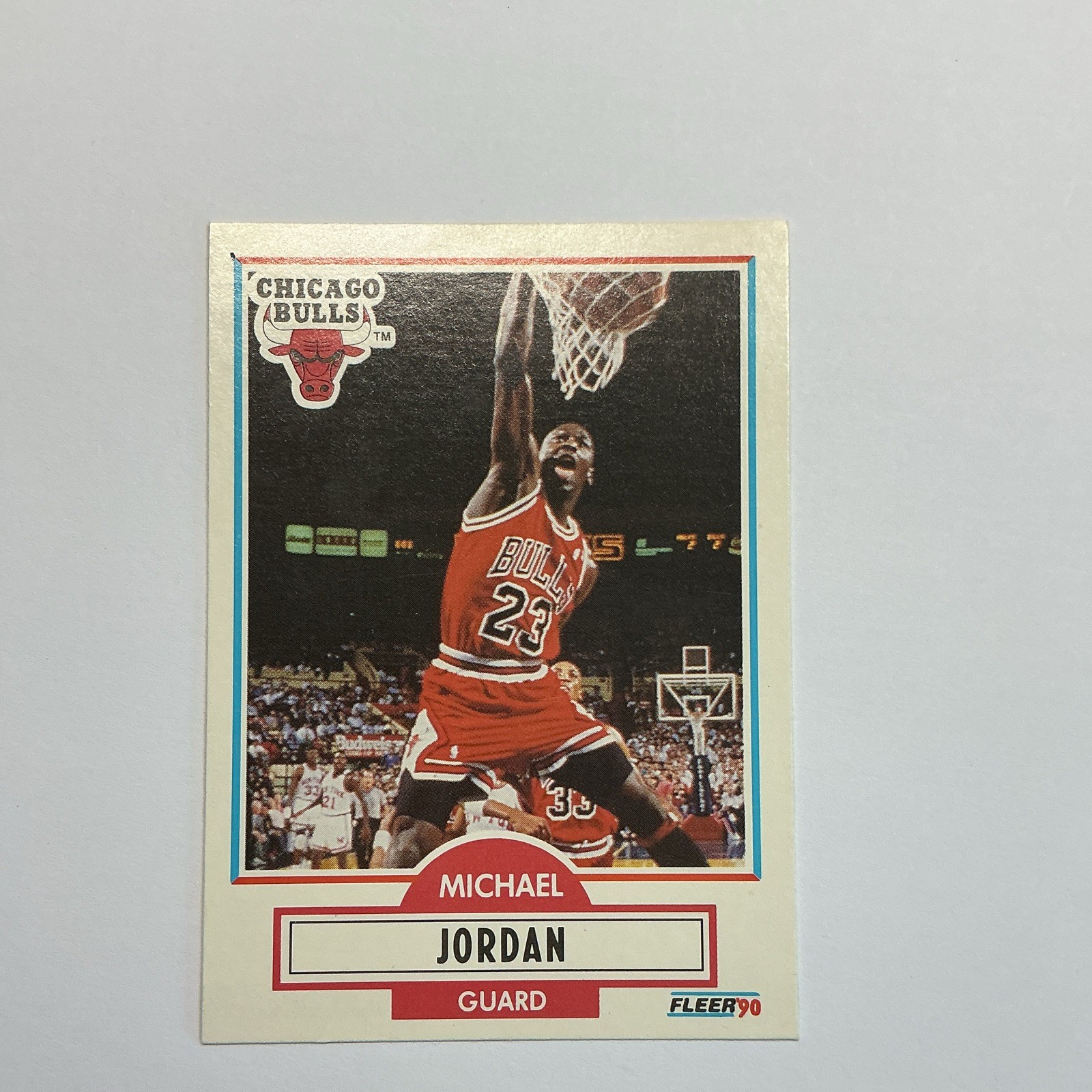 MICHAEL JORDAN 1990-91 Fleer – Chicago Bulls #26 GOAT HOF (b)