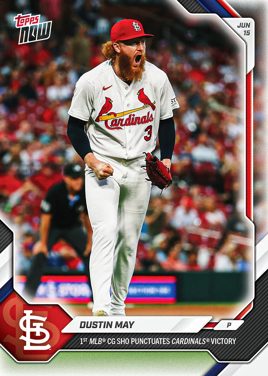 Dustin May 1st CG SHO – 2026 MLB Topps NOW – Card 336 Presale