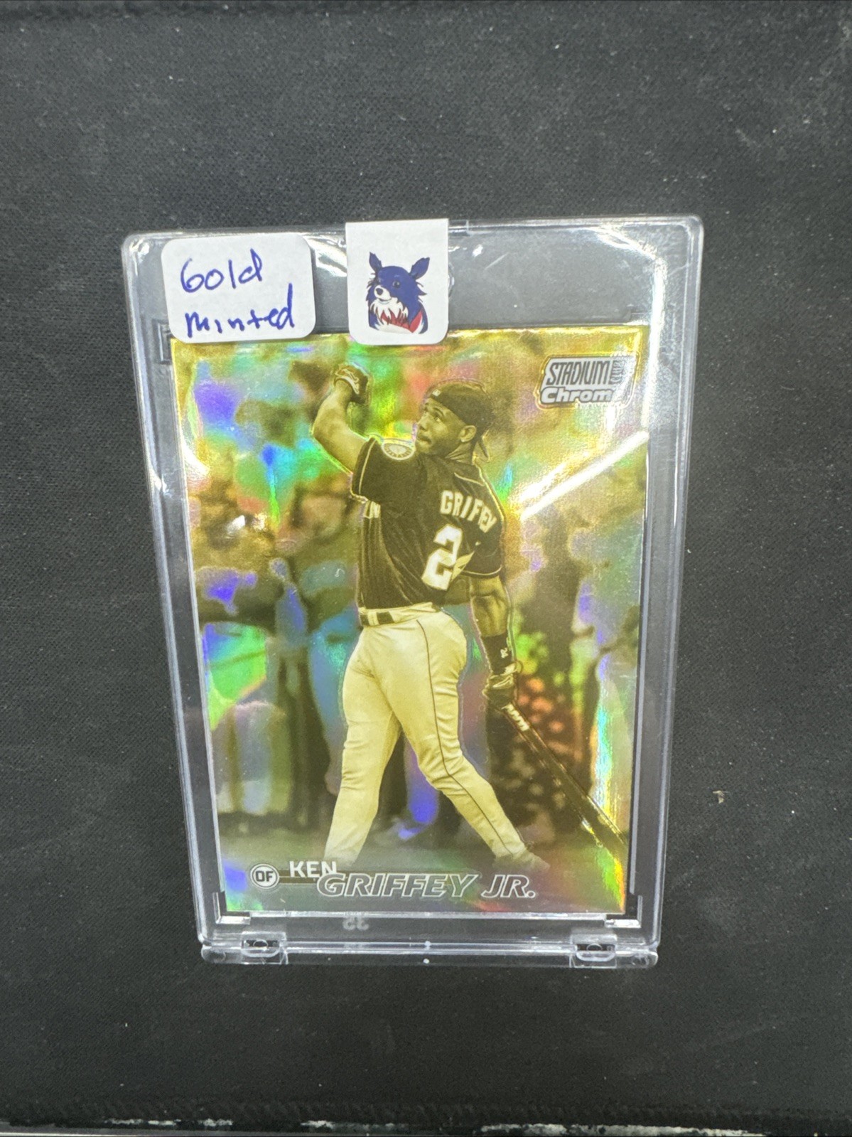 2023 Ken Griffey Jr Stadium Chrome Gold Minted Refractor Mariner’s Baseball