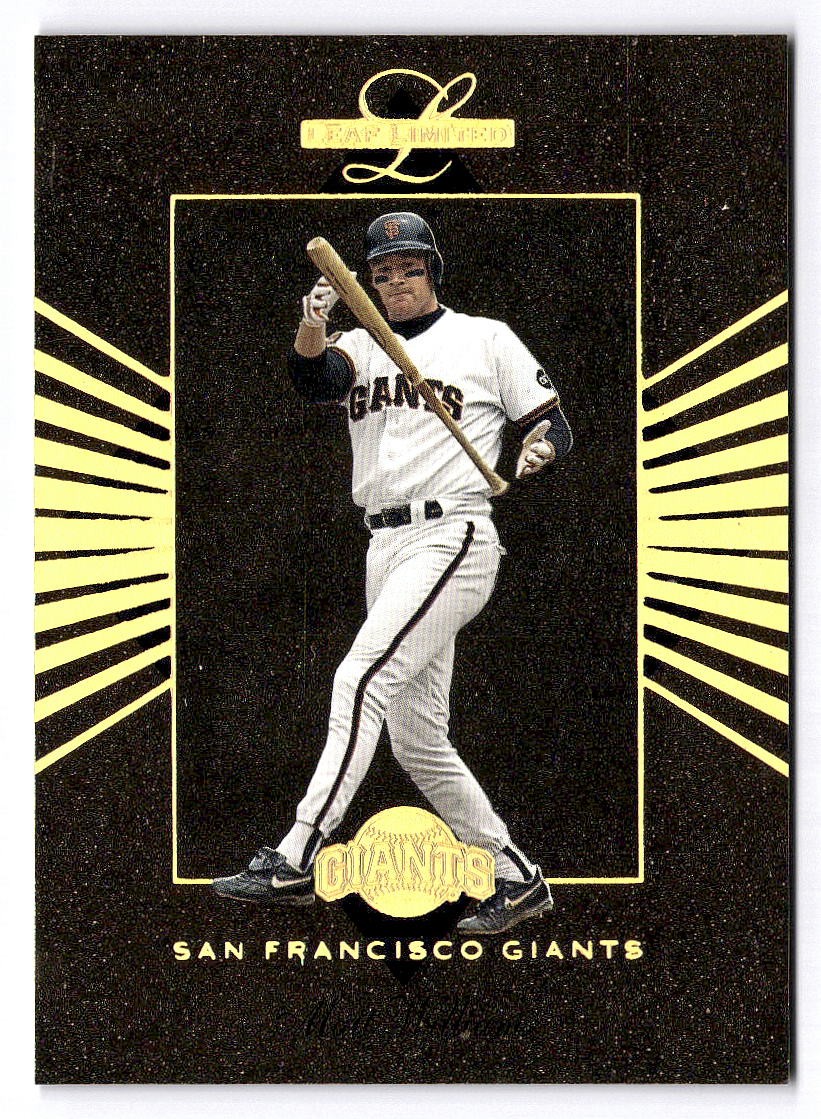 1994 Leaf #6 Matt Williams Leaf Limited Gold /10000 San Francisco Giants