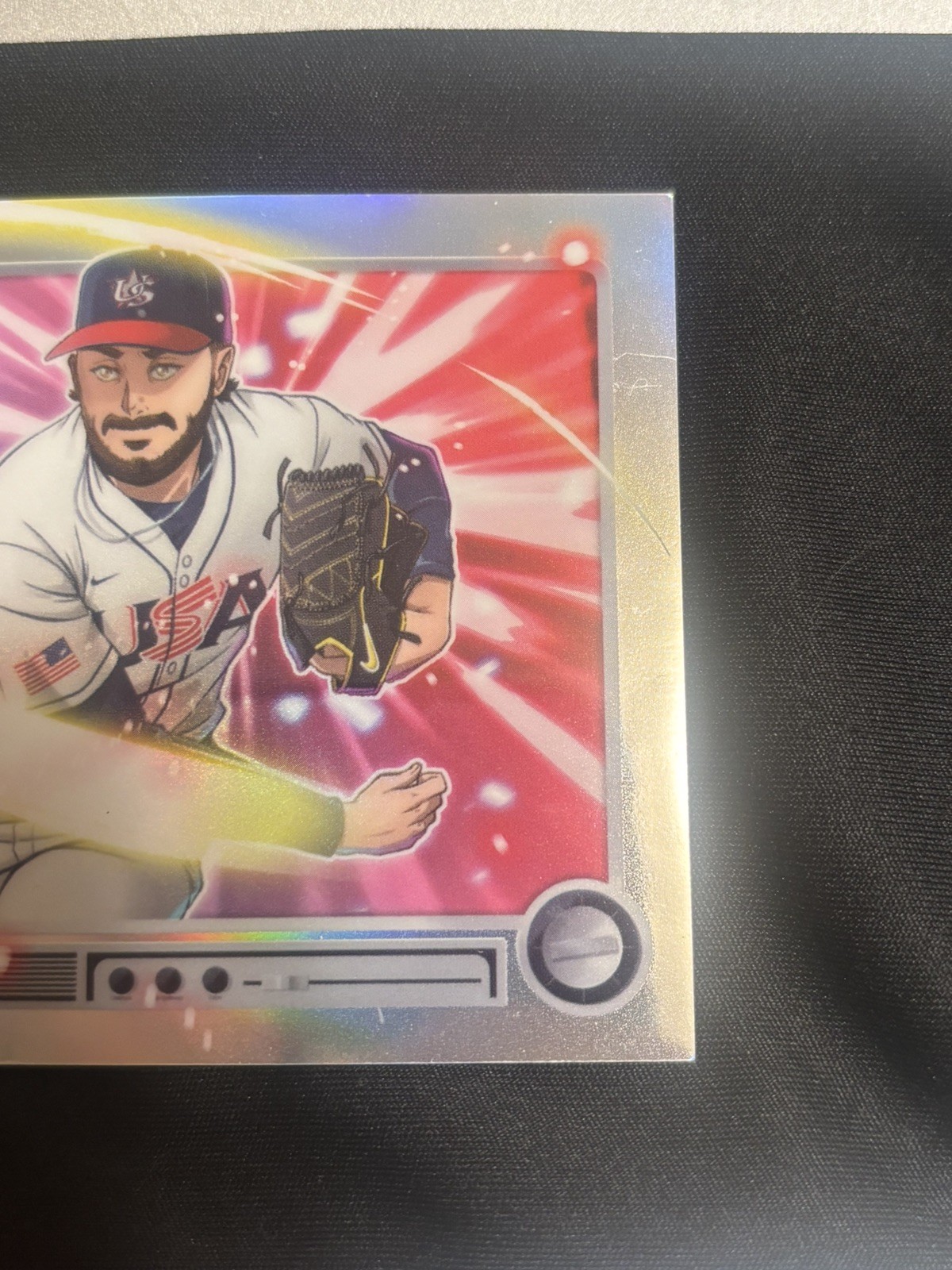 🔥2026 Bowman Chrome Paul Skenes USA WBC Anime #BA-24 MLB Pirates Topps Bowman🔥