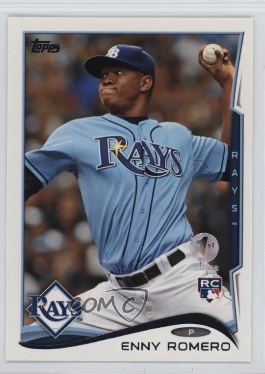 2014 Topps Access Pass Redemption 1st Edition /10 Enny Romero #49 Rookie RC 1h1