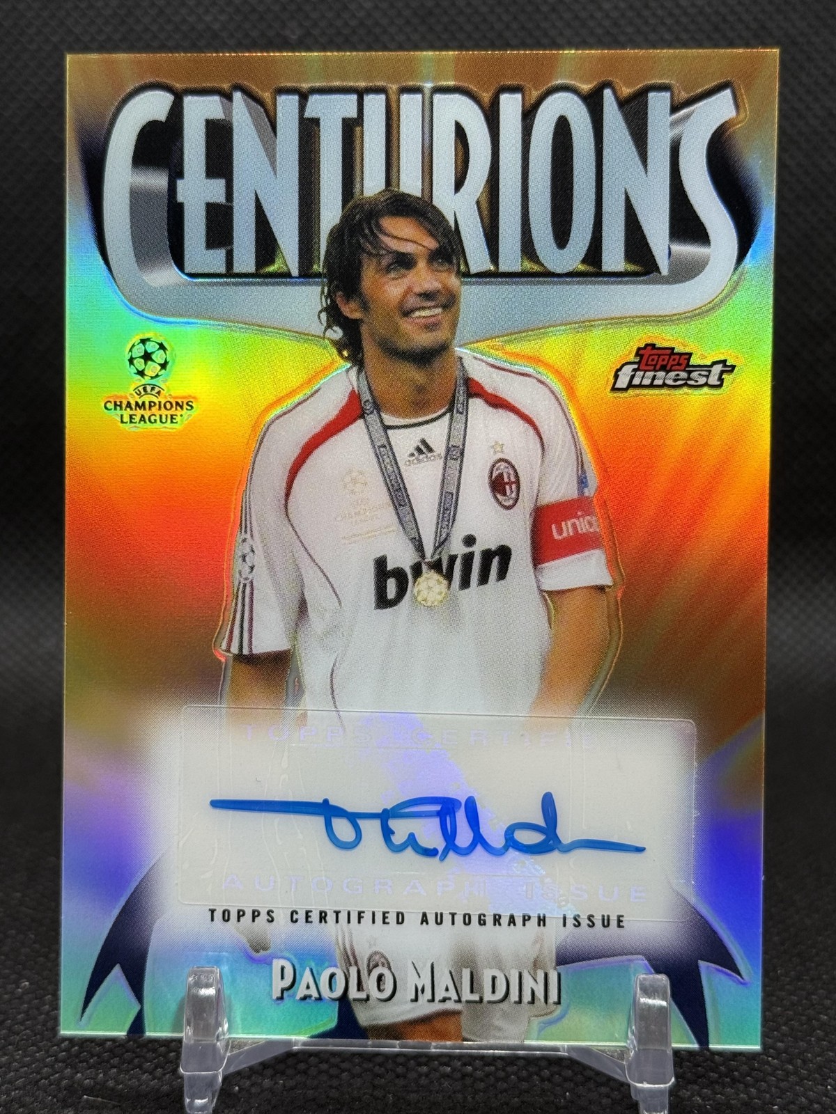 2021-22 Finest ’88 Topps Centurions Auto Paolo Maldini 132/150