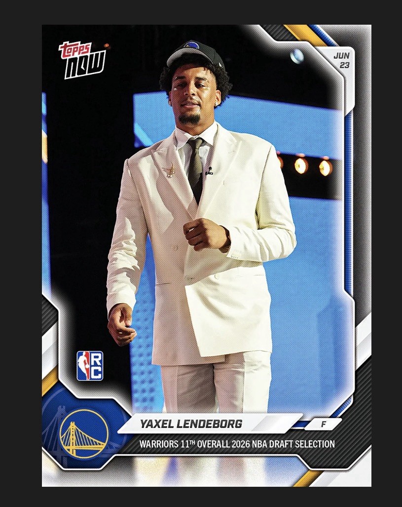 Yaxel Lendeborg – 2025-26 NBA Topps NOW®- Presale – 11th pick Chance At 1/1 Auto